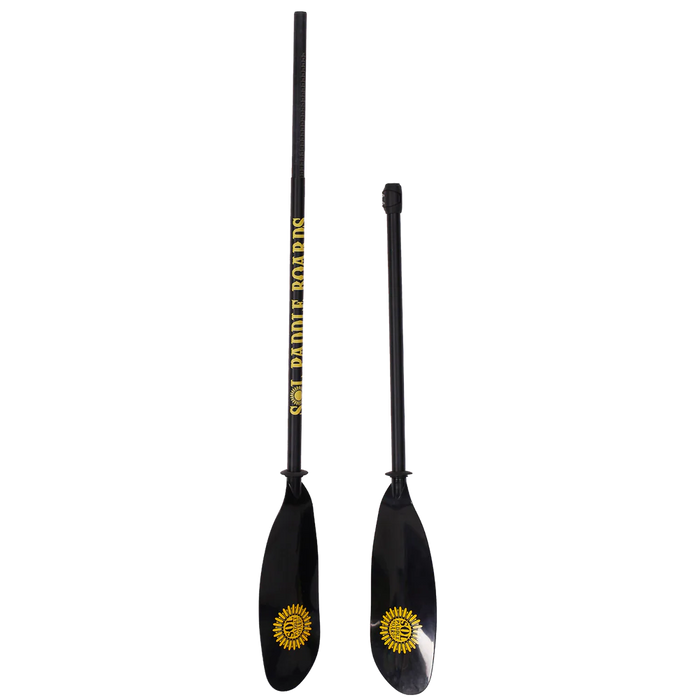 SOL Sweep Fiberglass Two-Piece Kayak Paddle  Sol Paddle Boards   