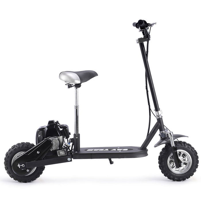 Say Yeah 49cc Gas Scooter Black Gas Scooters MotoTec   