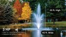 Scott Aerator: Amherst Display Fountain for Small, Medium, Large, and Commercial Ponds Pond Fountains Scott Aerator   