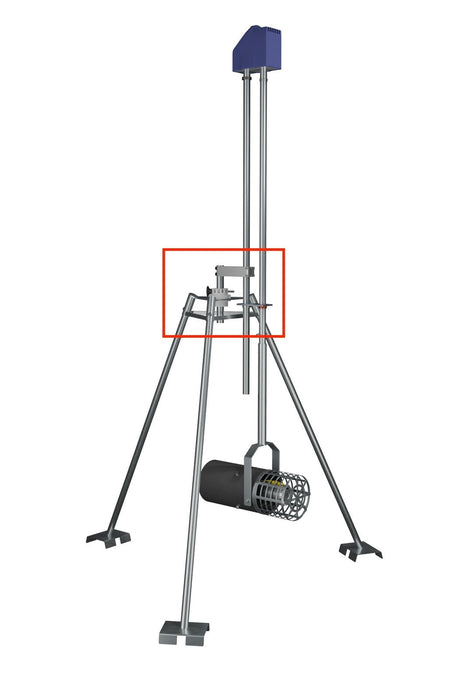 Scott Aerator: Freestanding Aquasweep/De-icer Tripod Stand Circulators Scott Aerator Tripod with Adaptor for Oscillator (Oscillator sold separately)  