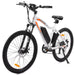 UL Certified-Ecotric Leopard Electric Mountain Bike Electric Bikes Ecotric White  