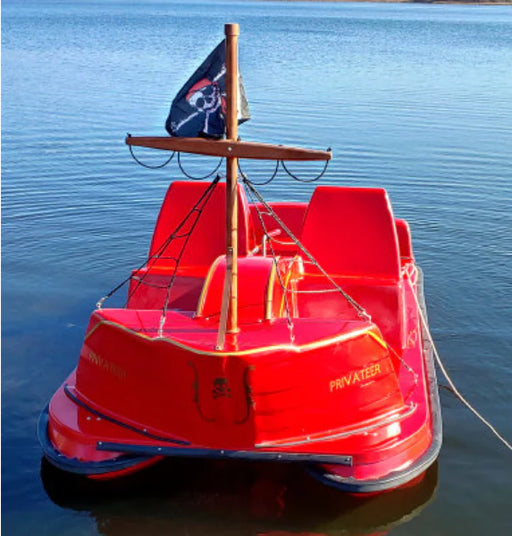 Adventure Glass Pirate Ship Platform Pedal Boat Pedal Boats Adventure Glass   