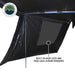 OVS XD Nomadic 270 Degree Awning w/ Lights & Black Out 270 Awning Overland Vehicle Systems   