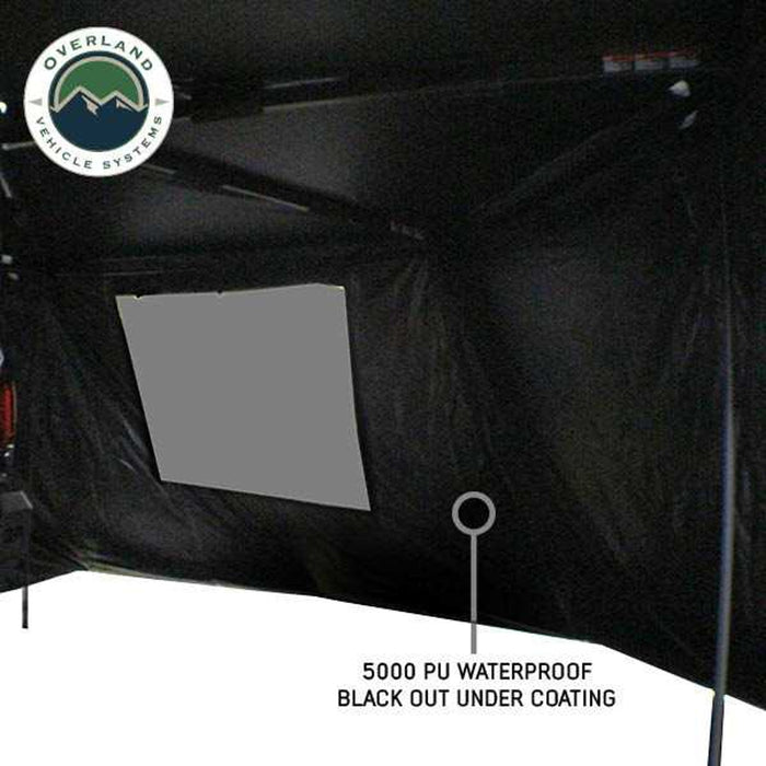 OVS XD Nomadic 270 Degree Awning w/ Lights & Black Out 270 Awning Overland Vehicle Systems   