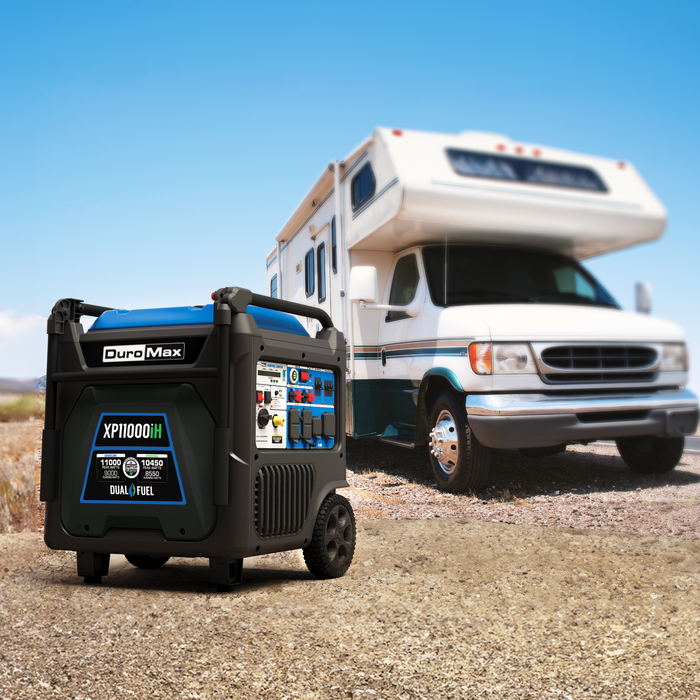 DuroMax XP11000iH 11,000 Watt Portable Dual Fuel Inverter Generator w/ CO Alert Generators DuroMax   