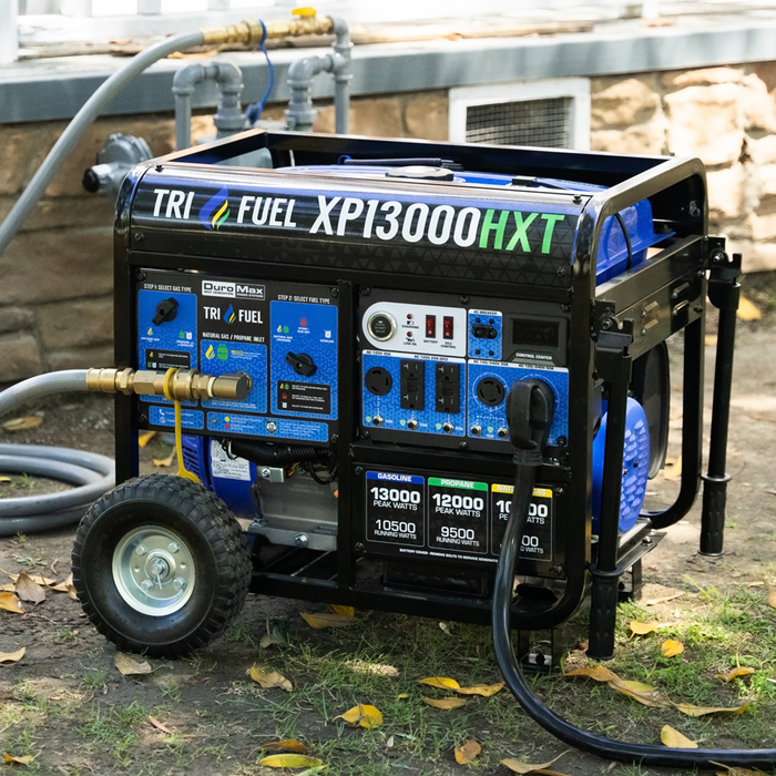 DuroMax XP13000HXT 13,000 Watt Electric Start Tri-Fuel Portable Generator w/ CO Alert Generators DuroMax   