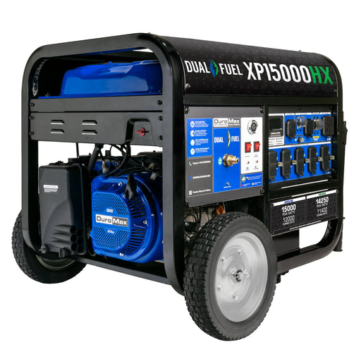 DuroMax XP15000HX 15,000 Watt Electric Start Dual Fuel Portable Generator Generators DuroMax   