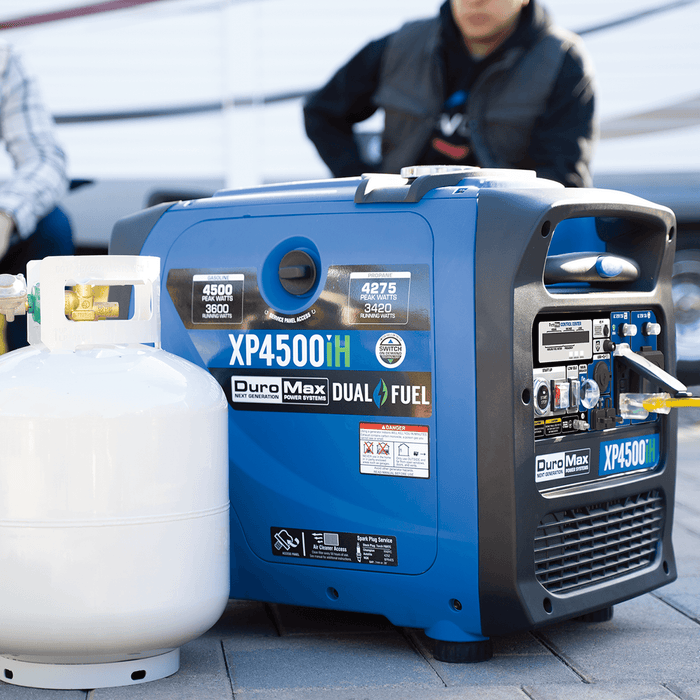 DuroMax XP4500iH 4,500 Watt Portable Dual Fuel Inverter Generator w/ CO Alert Generators DuroMax   