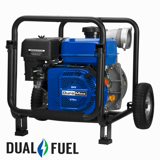 DuroMax XP650WX 264 GPM 3" Dual Fuel Engine Portable Water Pump Pumps DuroMax   