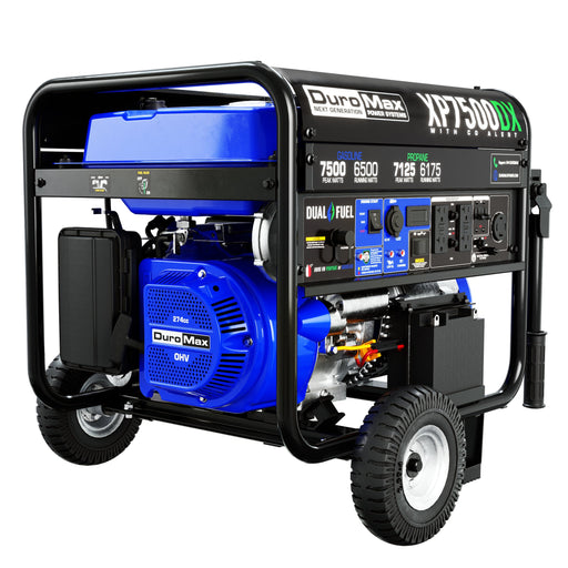 DuroMax XP7500DX 7,500 Watt Dual Fuel Gas Propane Portable Generator w/ CO Alert Generators DuroMax   