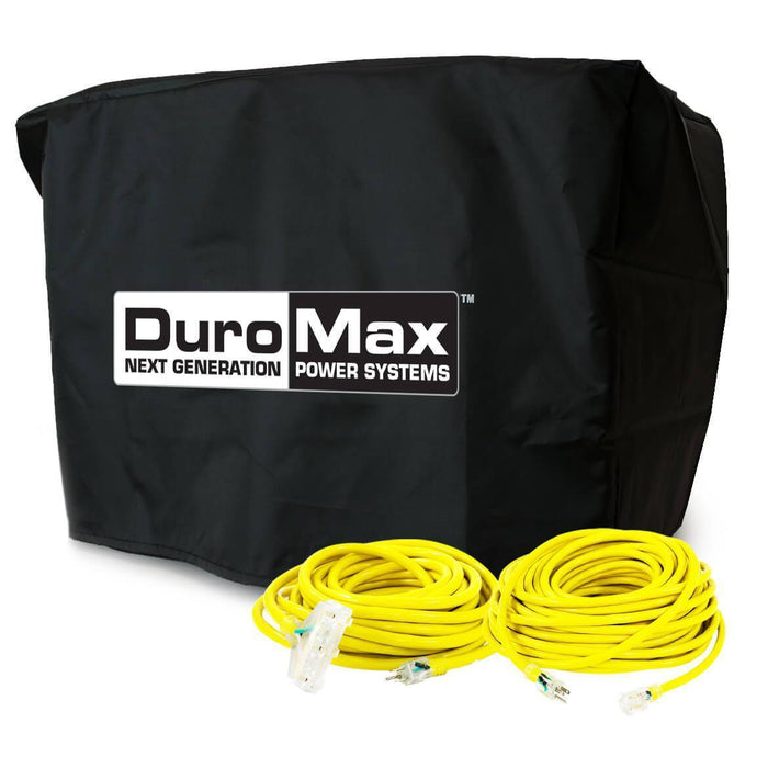 DuroMax Large Generator Cords and Cover Starter Kit (Fits 8,500 Watt Units and Up) Generator Accessories DuroMax   