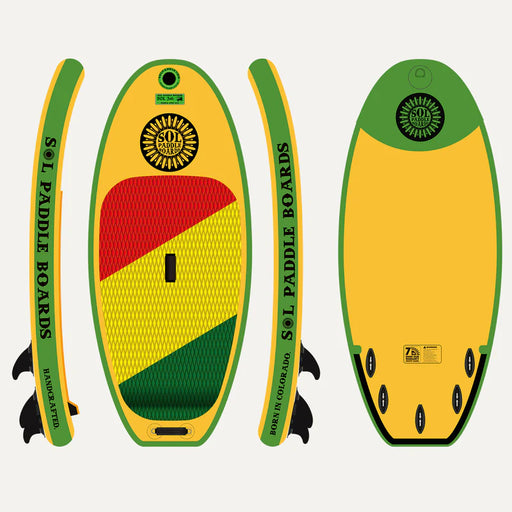 Classic SOLjah Inflatable River Surfboard Inflatable SUP Boards Sol Paddle Boards   