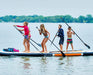 Multi Person inflatable Stand Up Paddleboard 17'x5' Inflatable SUP Boards Paradise Pad   