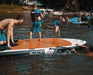 Multi Person inflatable Stand Up Paddleboard 17'x5' Inflatable SUP Boards Paradise Pad   