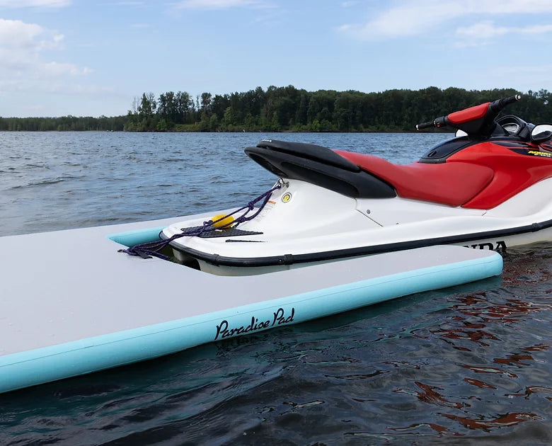 Portable Inflatable jet ski dock & floating dock bar Platforms/Mats Paradise Pad   