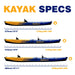 SPATIUM KAYAK RANGER C Inflatable Kayaks Spatium   