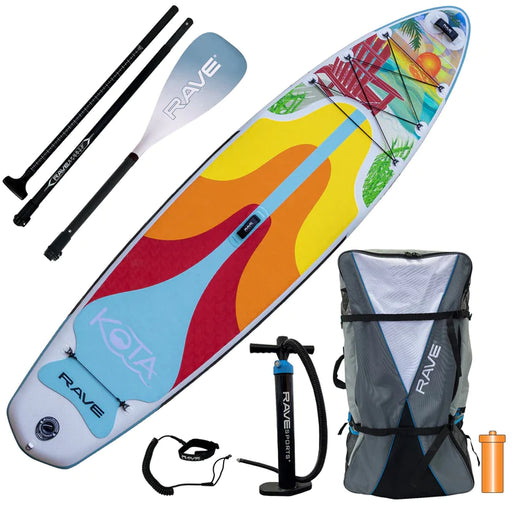 KOTA - ADIRONDACK INFLATABLE STAND UP PADDLE BOARD PACKAGE Inflatable SUP Boards Rave Sports   