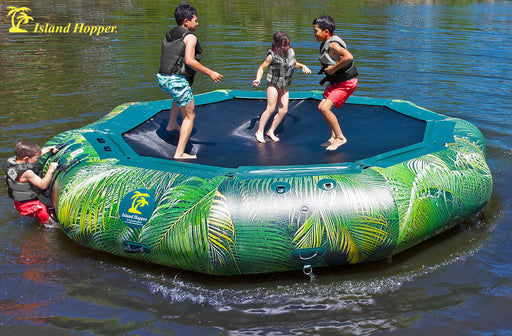 Island Hopper 15’ Water Bouncer Lakeside Graphics Series Water Bouncers Island Hopper   