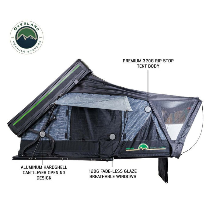 Overland Vehicle Systems XD Everest Hard Shell Rooftop Tent Hard Shell Roof Top Tents Overland Vehicle Systems   