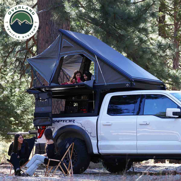 Overland Vehicle Systems MagPak Camper Shell Rooftop Tent Combo Camper Shell Tent Overland Vehicle Systems   