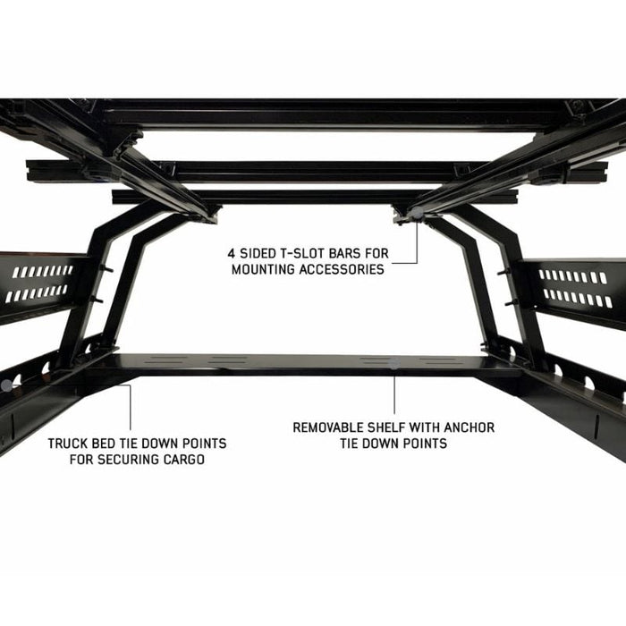 Overland Vehicle Systems Discovery Bed Rack For Short Bed Trucks Bed Rack Overland Vehicle Systems   