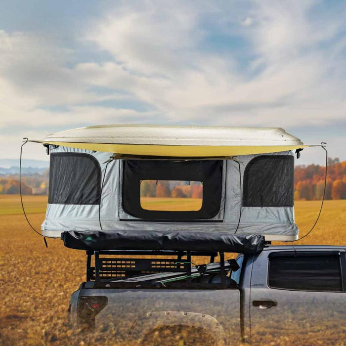 Overland Vehicle Systems HD Bundu Hard Shell Pop-Up Roof Top Tent Hard Shell Roof Top Tents Overland Vehicle Systems 2 Person  