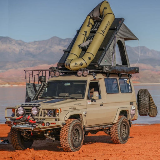 Overland Vehicle Systems Mamba 3 Clamshell Roof Top Tent Clamshell Roof Top Tents Overland Vehicle Systems   