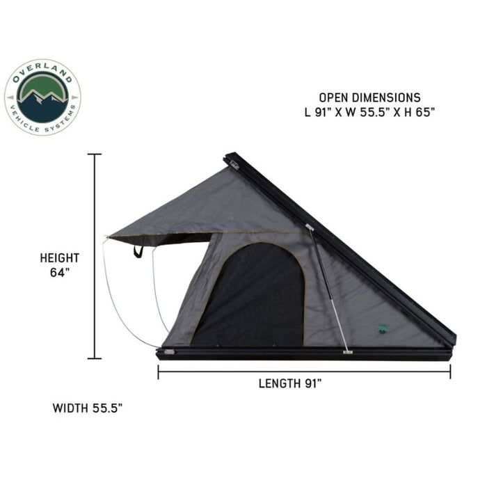 Overland Vehicle Systems Mamba 3 Clamshell Roof Top Tent Clamshell Roof Top Tents Overland Vehicle Systems   