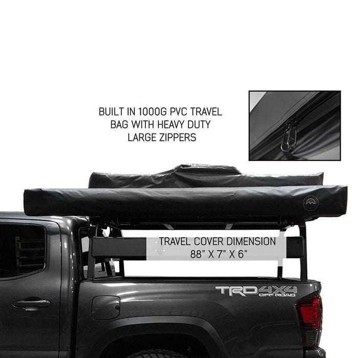 Overland Vehicle Systems Nomadic Awning 180 with Black Travel Bag 180 Awning Overland Vehicle Systems   