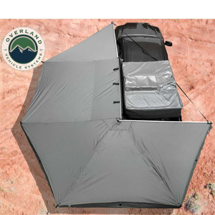 Overland Vehicle Systems HD Nomadic 270 Awning - Dark Gray 270 Awning Overland Vehicle Systems Driver Side Awning ONLY 