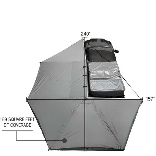 Overland Vehicle Systems HD Nomadic 270 Awning - Dark Gray 270 Awning Overland Vehicle Systems   