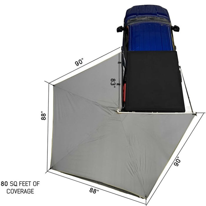 OVS HD Nomadic 270 LT Awning 270 Awning Overland Vehicle Systems   