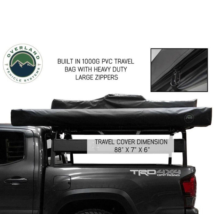 Overland Vehicle Systems HD Nomadic 270 Awning - Dark Gray 270 Awning Overland Vehicle Systems   