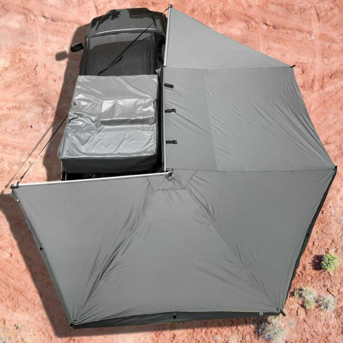 Overland Vehicle Systems HD Nomadic 270 Awning - Dark Gray 270 Awning Overland Vehicle Systems Passenger Side Awning ONLY 