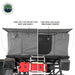 Overland Vehicle Systems HD Sidewinder Hardshell Roof Top Tent Hard Shell Roof Top Tents Overland Vehicle Systems   