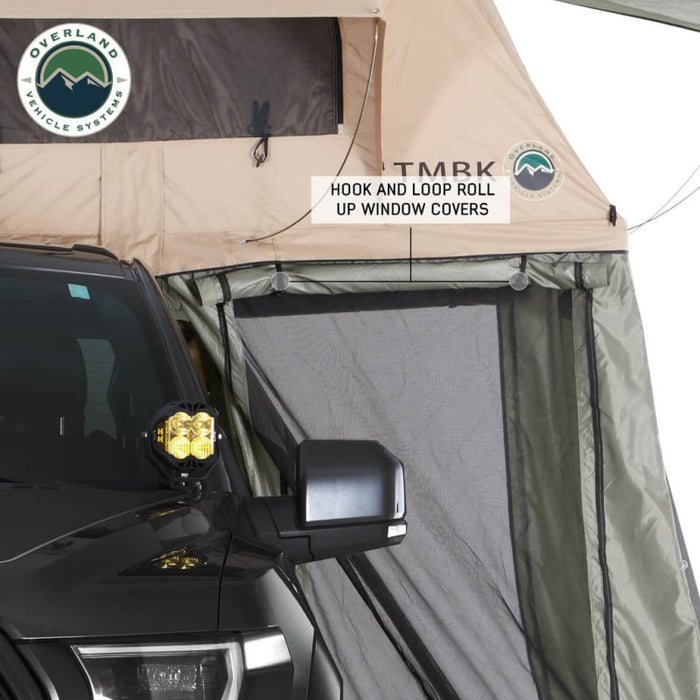 Overland Vehicle Systems LD TMBK 3 Person Soft Shell Roof Top Tent Soft Shell Roof Top Tent Overland Vehicle Systems   