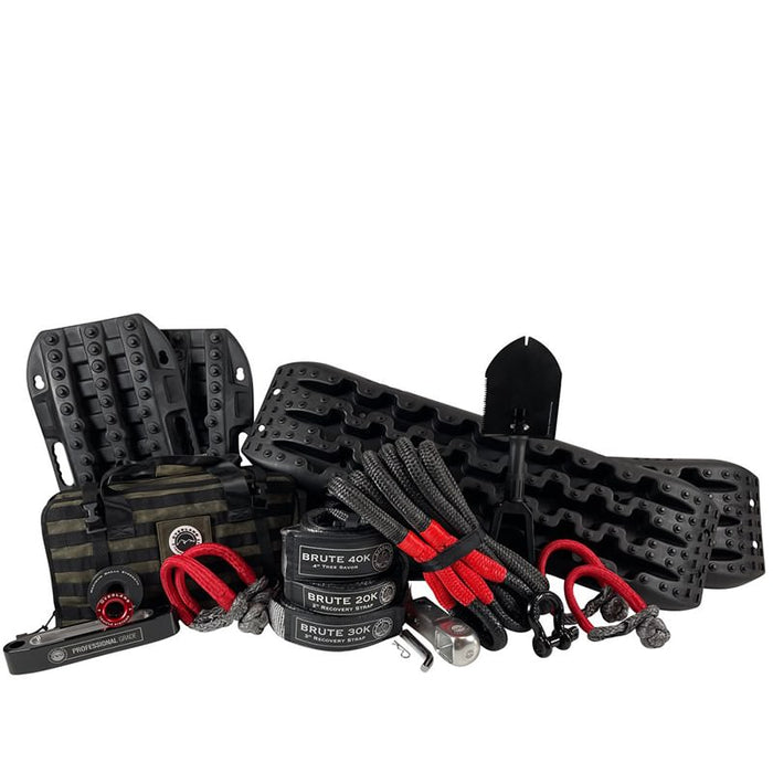 Overland Vehicle Systems Ultimate Trail Ready Recovery Package Combo Kit Winch Overland Vehicle Systems   