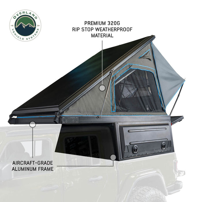 Overland Vehicle Systems MagPak Camper Shell Rooftop Tent Combo Camper Shell Tent Overland Vehicle Systems   