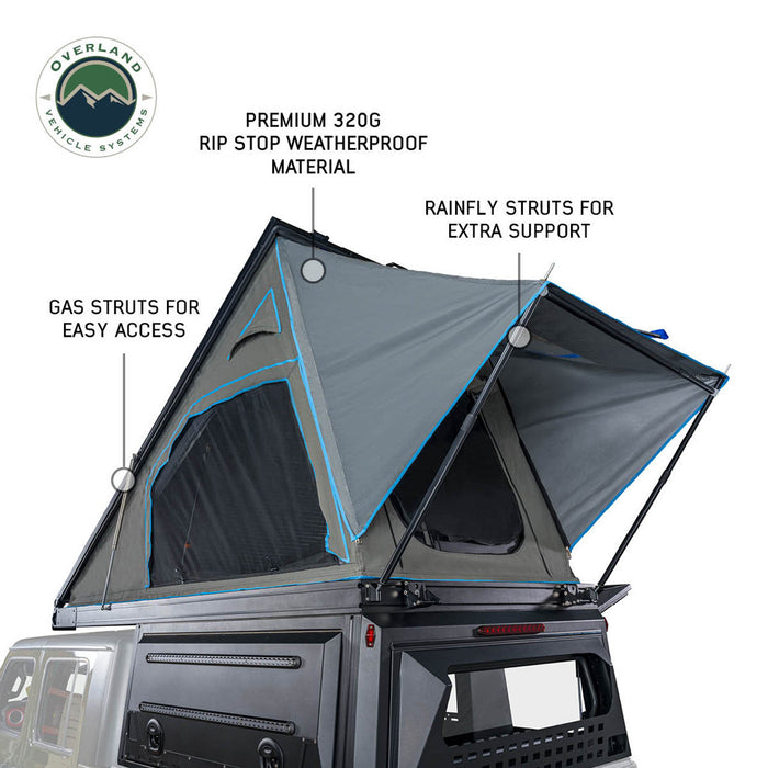 Overland Vehicle Systems MagPak Camper Shell Rooftop Tent Combo Camper Shell Tent Overland Vehicle Systems   