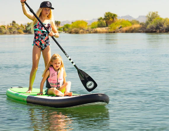 11'0 PopUp Green/Black Inflatable SUP Boards Pop Board Co.   