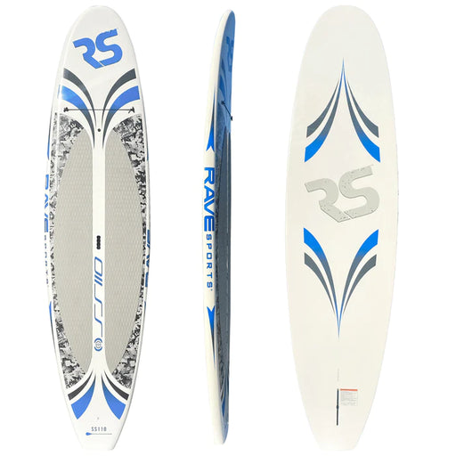 SHORELINE - DIGITAL SERIES STAND UP PADDLE BOARD Hard SUP Boards Rave Sports Camo Blue  