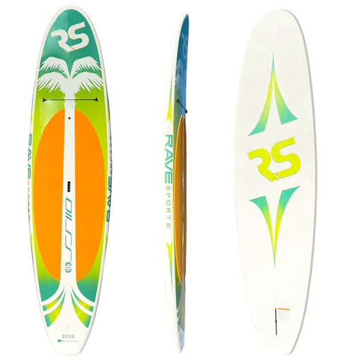 SHORELINE - PALM SERIES STAND UP PADDLE BOARD Hard SUP Boards Rave Sports Kiwi Palm  