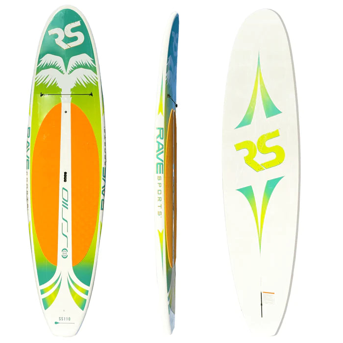 SHORELINE - PALM SERIES STAND UP PADDLE BOARD Hard SUP Boards Rave Sports Kiwi Palm  