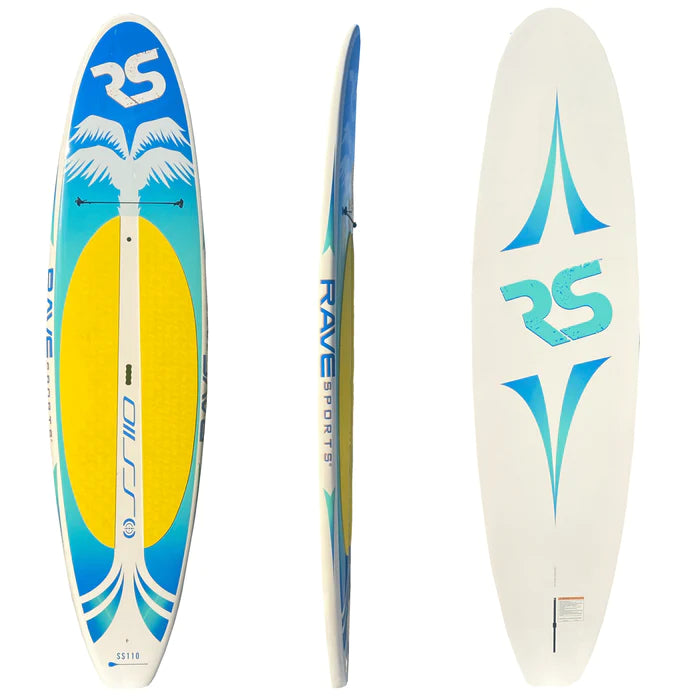 SHORELINE - PALM SERIES STAND UP PADDLE BOARD Hard SUP Boards Rave Sports Ocean Palm  