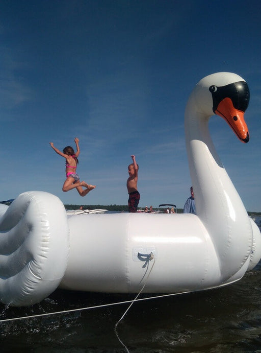 Inflatable Swan Lounger  SailSurfSoar   